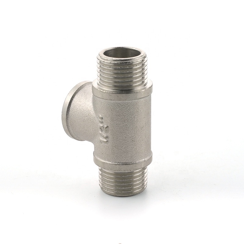 Newest sale male threaded brass joint tee tap water pipe fittings T joint fittings