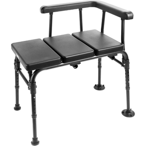 Siège de bain pour adulte avec poignée d'accès facile, banc de transfert rembourré pour baignoire KMINA K30036 - Product Image 2