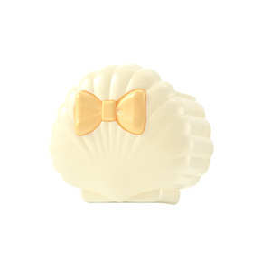 Seashell Storage Box Wall Mounted Remote Holder Blue <b>Pink</b> Milky White Bow Design For Bedroom Living Room <b>Desk</b> Makeup Area - Product Image 2