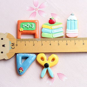 <strong>Drawing</strong> board, ruler, stationery, realistic <strong>cookie</strong> toy, DIY fridge magnet accessories, cream phone case materials - Product Image 3