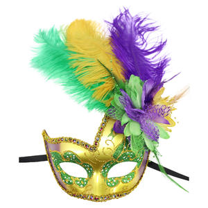 <span class=keywords><strong>Masque</strong></span> vénitien en dentelle Hstyle, <span class=keywords><strong>masque</strong></span> de <span class=keywords><strong>carnaval</strong></span> de <span class=keywords><strong>Venise</strong></span>, plume, fleur, mariage, performance, costume rouge, <span class=keywords><strong>masque</strong></span> de mode pour <span class=keywords><strong>femme</strong></span>, mascarade - Product Image 4