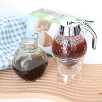 Distributeur de miel anti-goutte, distributeur de sirop d'érable, pot de stockage anti-goutte avec support, Gotero De Abeja Gouttelettes Pour Abeilles