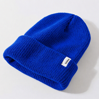 Étiquettes personnalisées, broderie 3D, chapeaux d'hiver à motif Argyle, bonnets en tricot gaufré pour les voyages