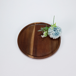 Assiette en bois de haute qualité, taille personnalisable, prix abordable, ronde, artisanale, couleur bois naturel - Product Image 4