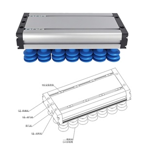 อุปกรณ์ยึดติดโครงดูดสูญญากาศสำหรับหุ่นยนต์อุตสาหกรรม CPSR IVSC-550-150 พร้อมเครื่องกำเนิดลมแบบในตัวสำหรับการจัดเรียงพาเลทแผงกระดาษแข็ง - Product Image 6