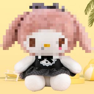 Muñeca de Peluche Kuromi Kitty con Falda Negra, Venta al por Mayor, Regalos Decorativos Lindos, Personaje de Anime de Dibujos Animados, Juguetes de Peluche para Niñas - Product Image 3