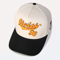 Gorra Deportiva Personalizada de Dos Colores para Hombre y Mujer, con Estructura de 5 Paneles, Bordada, Estilo Béisbol, Venta al Por Mayor