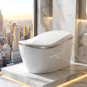 Toilette intelligente haut de gamme moderne avec télécommande, drainage automatique intelligent inclus, siège extra-large de 83 cm, modèle Se001 - Product Image 4