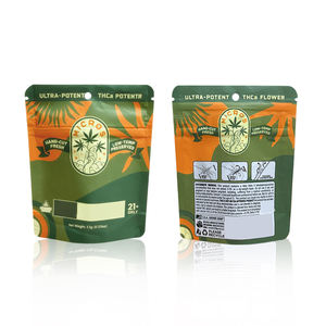 ถุงบรรจุอาหารแบบตั้งได้มีซิปขนาด3.5ก./ 7ก./ 14ก./ 1ออนซ์พิมพ์โลโก้ได้ตามต้องการ - Product Image 2