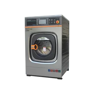 Máy giặt thương mại 10kg hơi nước nóng hoàn toàn tự động mềm gắn đồng xu hoạt động cho tiệm giặt ủi