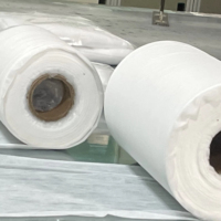 Welpenunterlage Vliesstoff-Rohmaterial Weiß 17gsm SS Hydrophil 100% PP Spinnvliesstoff-Rolle