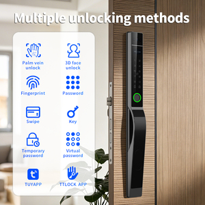 Cerradura Inteligente para Puerta con Video WiFi LianTian LZ1, Pantalla HD de 4.3 Pulgadas, Reconocimiento Facial 3D, Huella Dactilar, Control por Aplicación en la Nube, Aleación de Aluminio para el Hogar - Product Image 4