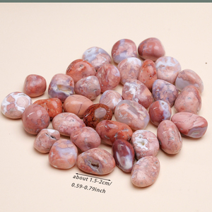 Cristales Curativos Naturales al por Mayor, Piedras Rodadas de <span class=keywords><strong>Cereza</strong></span> Rosa para Decoración con Cristales - Product Image 2
