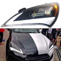 Ensemble de phares à LED pour Hyundai Genesis Coupé, phare avant à LED avec clignotant séquentiel, année 2009-2012