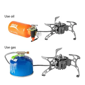 BRS-8 Multi Fuel Outdoor Stove Cooker Portable Kerosene Stove Burners Outdoor Camping Equipment Foldable Gas Stove