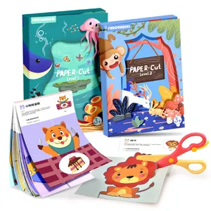 Hoye Ambachten Nieuw Ontwerp Kinderen Knippen Boeken Handwerk Onderwijs Speelgoed Papier Gesneden Speelgoed Voor Kinderen