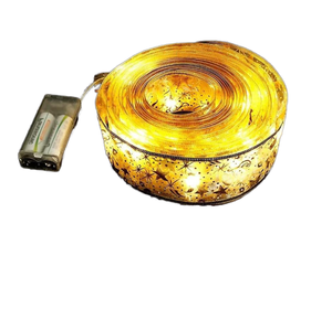 Wholesale DIY LED String Ribbon <b>Outdoor</b> Christmas <b>Tree</b> Decorative Luminous Pendant for Gift Box Decoration - Product Image 1
