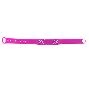 Bracelet RFID en silicone souple, taille bébé, avec logo couleur personnalisé, NFC NTAG 213, pour événements et identification (vente en gros) - Product Image 5