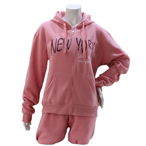 Custom Cheap in Stock Women's Sweatshirts Blank Tracksuit Sweatshirt <b>Set</b> 2 Piece <b>Shorts</b> <b>Set</b> Clothes for Women - Product Image 1