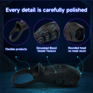 Super Power App <b>Controlled</b> <b>Vibrating</b> Penis Ring With <b>Remote</b> Function For Adult - Product Image 6