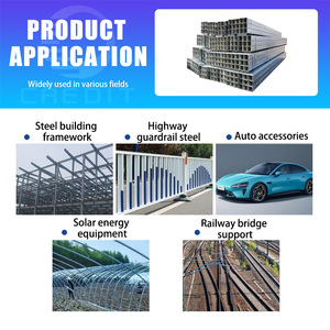 เสาเหล็กสี่เหลี่ยมชุบสังกะสีขนาด <span class=keywords><strong>4x4</strong></span> นิ้ว สำหรับงานหนัก ใช้สำหรับรั้วกลางแจ้ง - Product Image 3