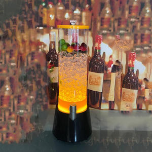 Seau à Boissons pour Fêtes - Distributeur de Boissons Manuel Chaud/Froid en Acier Inoxydable avec LED Lumineuse pour Événements Commerciaux (Multiples - Product Image 4