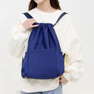 Sac à dos de sport, d'école et de voyage à grande capacité avec logo personnalisé, sac à dos à cordon de serrage, séparation humide/sec - Product Image 2