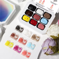 Nouveau Gel UV Designer pour Nail Art, Effet Macaron Dégradé et Couleurs Tachetées, Longue Durée, pour Salon, Lampe LED, Soak-Off, Logo Personnalisé, Peinture d'Ongles 3000