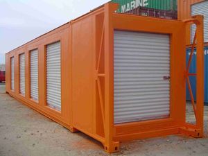 Giá thấp Hot Bán container cửa container lưu trữ thép cuộn lên con lăn cửa cuốn - Product Image 6