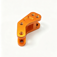 Pièces de moto usinées par CNC, en aluminium billette 6061-T6 anodisé, pour suspension.
