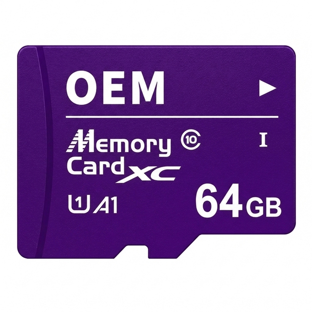 Custom Logo Bulk Wholesale High Speed Class10 A2 32GB 64GB 128GB CE Certified Black Mini SD Card for Mobile Phone Tablet PC
