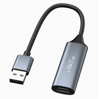 Carte de capture vidéo USB 1080p pour Switch, PS4, Mini Monitoring Gamer