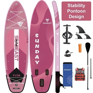 Tabla de SUP Inflable Profesional para Pesca con 3 Cámaras de Aire, Tabla de Paddle Surf Extra Estable con Pontones - Product Image 3