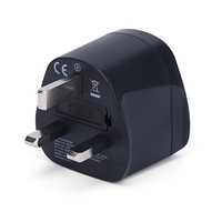 Adaptateur de voyage universel intelligent et Portable, prise de voyage pour l'australie, l'europe, les états-unis, le monde vers le royaume-uni, prise murale
