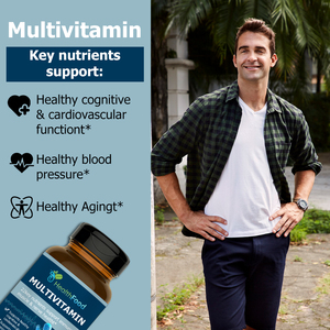 Tabletas Multivitamínicas con Biotina en Oferta, Ayuda a Apoyar la Salud Muscular y Ósea, Favorece la Función Cognitiva y Cardiovascular Saludable - Product Image 5
