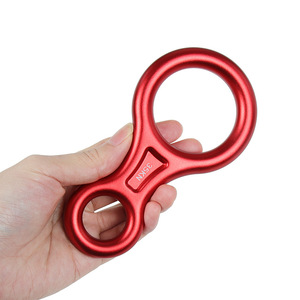 Descensor en Forma de Ocho de 35kn, Dispositivo de Rapel de Aleación de Aluminio para Escalada, Montañismo y Descenso por Cuerda - Product Image 1