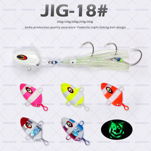 18 #   Leurre Inchiku pour la pêche en eau salée, 100g, 150g, 200g, 250g, 300g, leurres lumineux, leurres durs en métal, jig avec hameçons assistés - Product Image 2