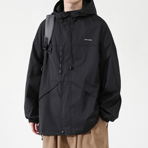 Veste Softshell Homme Respirante Imperméable de Haute Qualité Vente en Gros Fermeture Éclair Résistante à l'Usure Coupe-Vent Extérieur - Product Image 3