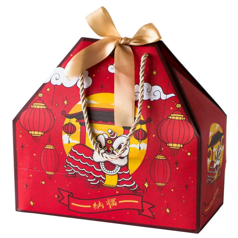 Hot Sales Chinese New Year Nut Gift Box Kernels Gift Paper Box