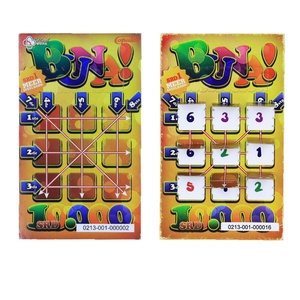 Custom Gift Card Manufacturers Digital <b>Printing</b> <b>Paper</b> Window Pull Tabs and Break Open Pull Tabs Game Tickets - Product Image 3