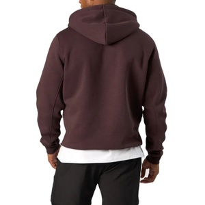 Sudadera Unisex Negra y Marrón de Algodón con Logotipo Personalizado, Impresión en Serigrafía, Cordón Ajustable, Sudadera con Capucha Bordada para Hombre - Product Image 4