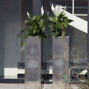 Stainless Steel Outdoor Flower Pot Plant Holders Outdoor <strong>Extra</strong> <strong>Large</strong> <strong>Planters</strong> <strong>Cheap</strong> Decorative Flowerpot - Product Image 3