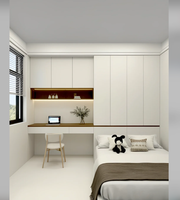 Armoire en bois moderne et confortable avec configuration polyvalente pour l'école, la villa, la chambre, le salon ou la salle de sport. Beaucoup d'espace de rangement