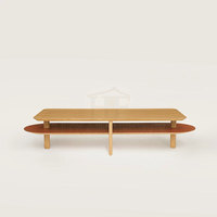 2025 vente chaude Table basse en bois massif avec dessus en bois Table d'appoint antique élégante pour espace de vie haut de gamme