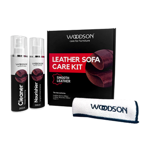 Kit de nettoyage de meubles <span class=keywords><strong>en</strong></span> <span class=keywords><strong>cuir</strong></span> lisse de qualité supérieure Kit d'entretien complet de meubles <span class=keywords><strong>en</strong></span> <span class=keywords><strong>cuir</strong></span> <span class=keywords><strong>pour</strong></span> canapés, chaises et revêtements - Product Image 1