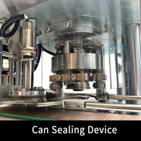 Machine de scellage automatique des boîtes en acier inoxydable de qualité alimentaire pour ligne d'emballage de canettes en aluminium et en fer blanc