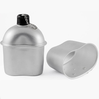 Gourde en aluminium pour l'entraînement en montagne et les activités de plein air : Sports et divertissement, camping