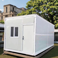 Maison de conteneur mobile pliable écologique et recyclable pour immeubles de bureaux et entrepôts en acier