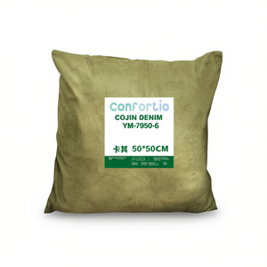 Cuscino in Denim Kaki 50*50, Cuscini per Seduta e Cuscini Decorativi - Product Image 1