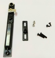 Serrure de fenêtre coulissante moderne et durable en alliage d'aluminium et plastique avec loquet à boulons et verrou à poussoir - Utilisation hôtelière